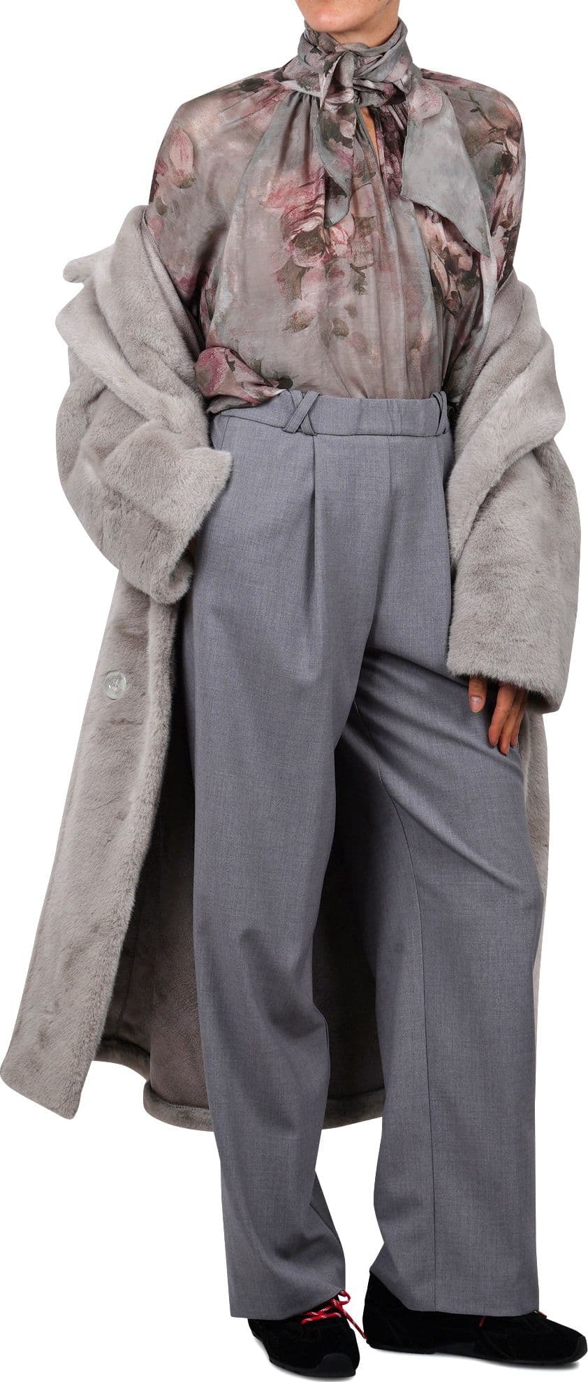 SO ALLURE So Allure - Pantalone - 460546 - Grigio da donna in Pantaloni Drestige - Casamassima, commercioVirtuoso.it