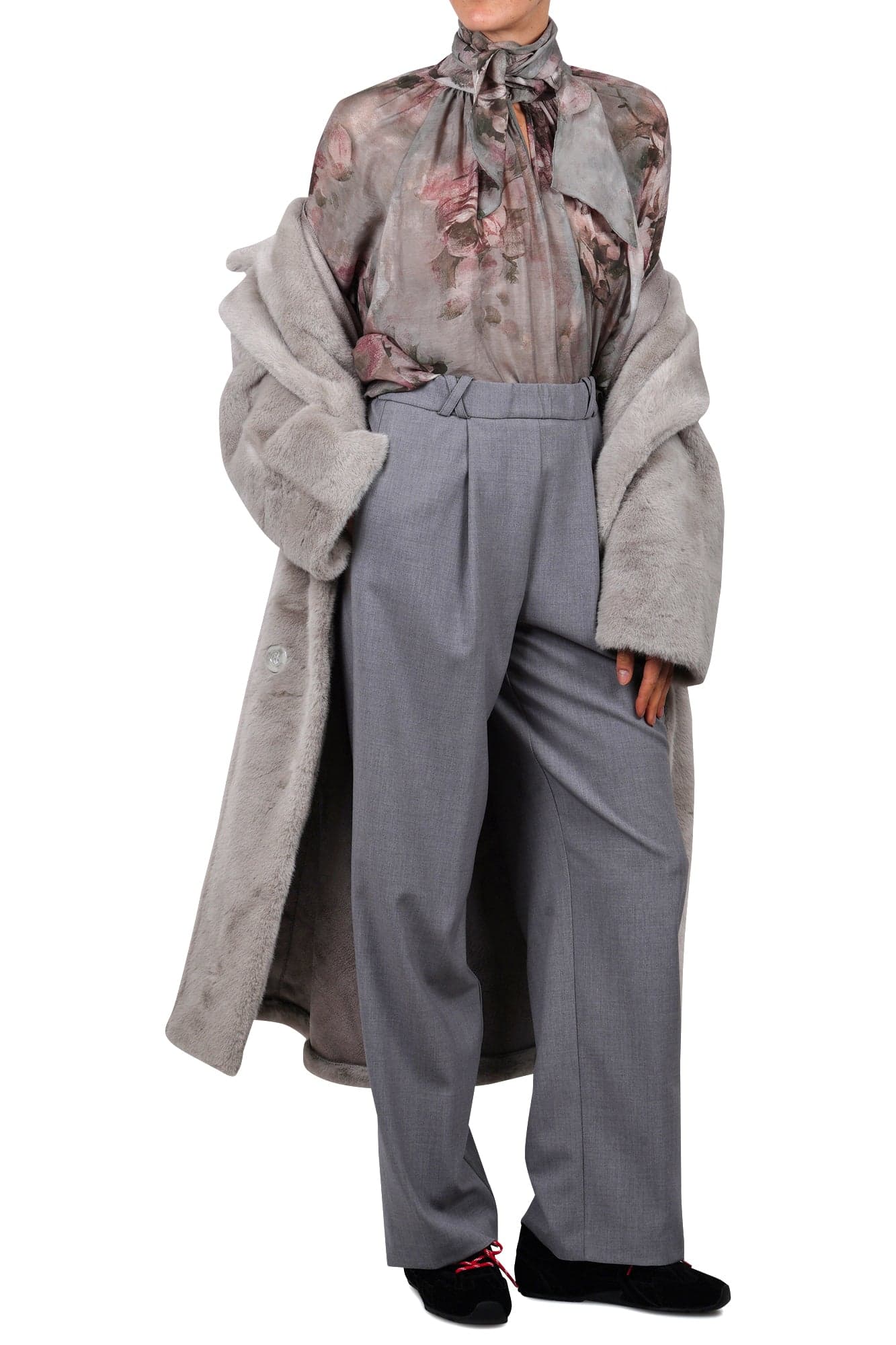 SO ALLURE So Allure - Pantalone - 460546 - Grigio da donna in Pantaloni Drestige - Casamassima, commercioVirtuoso.it