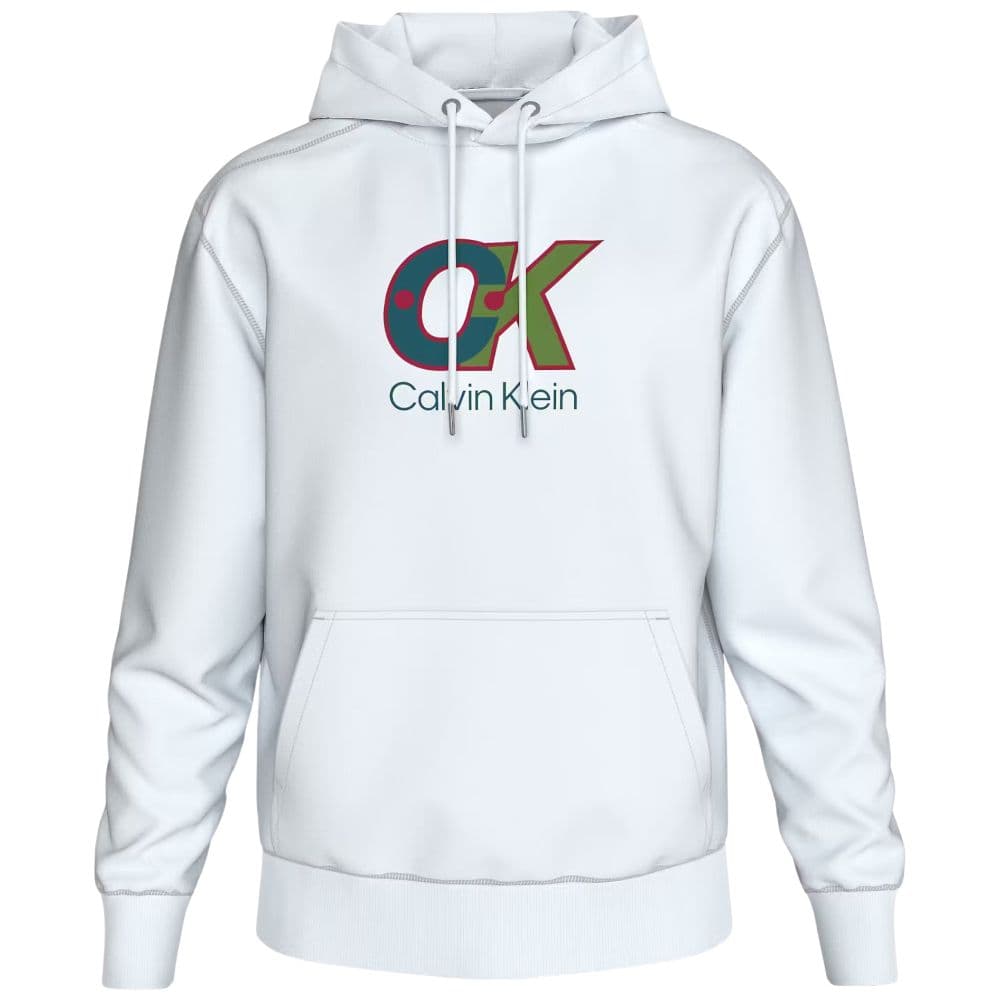 Calvin Klein felpa bianca con cappuccio LV04LD240GYAF in Felpe con cappuccio Prodotti di Classe - Nocera Superiore, commercioVirtuoso.it
