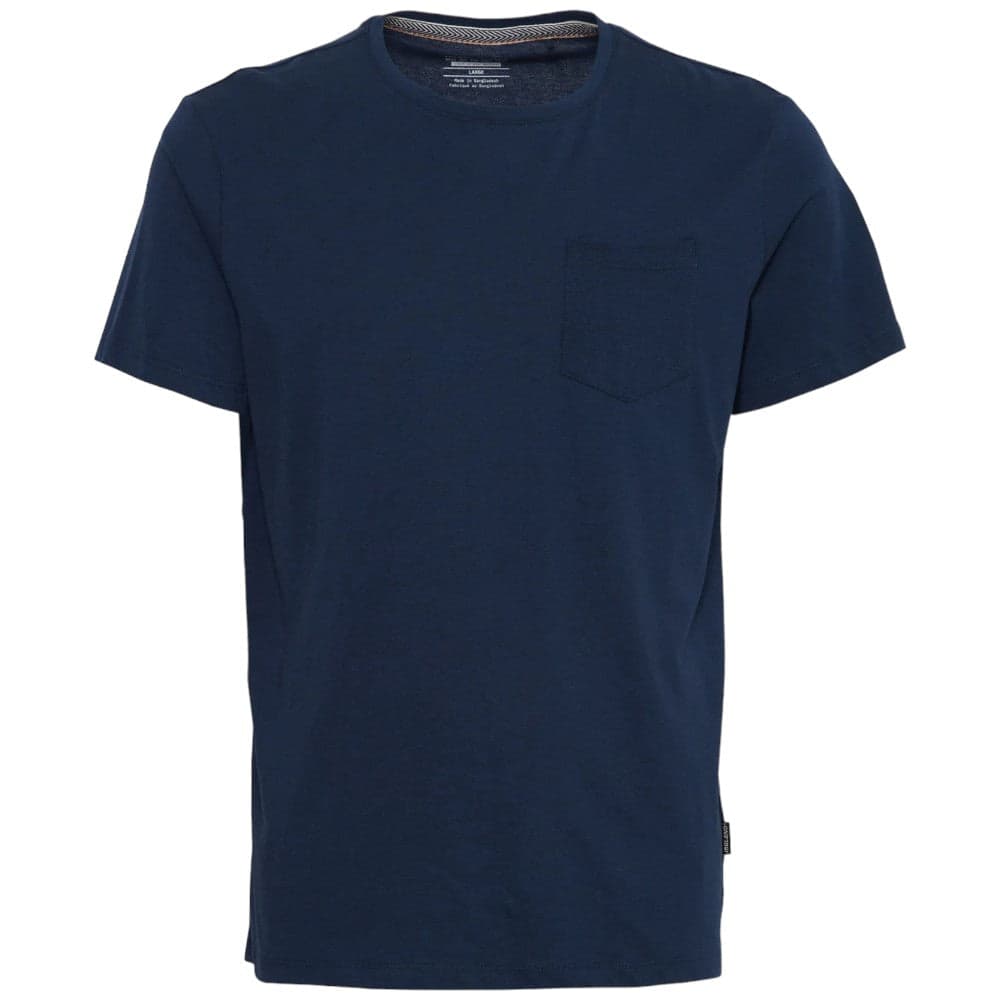 Blend t-shirt blu con taschino 20716515