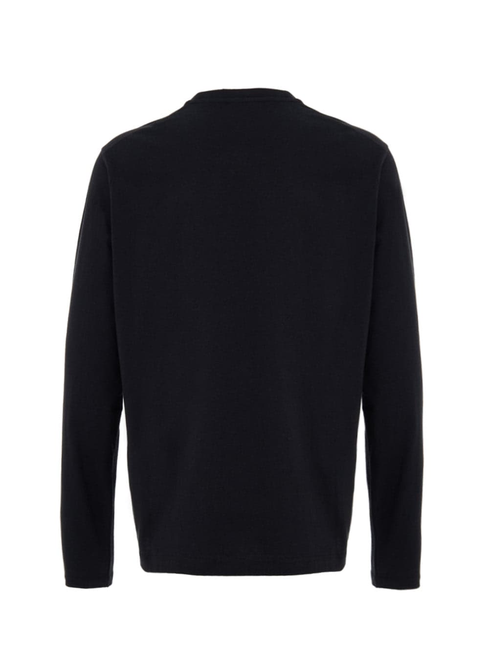JIL SANDER T-Shirt Nera Maniche Lunghe con Logo Ricamo Jil Sander da uomo in T-shirt Drestige - Casamassima, commercioVirtuoso.it