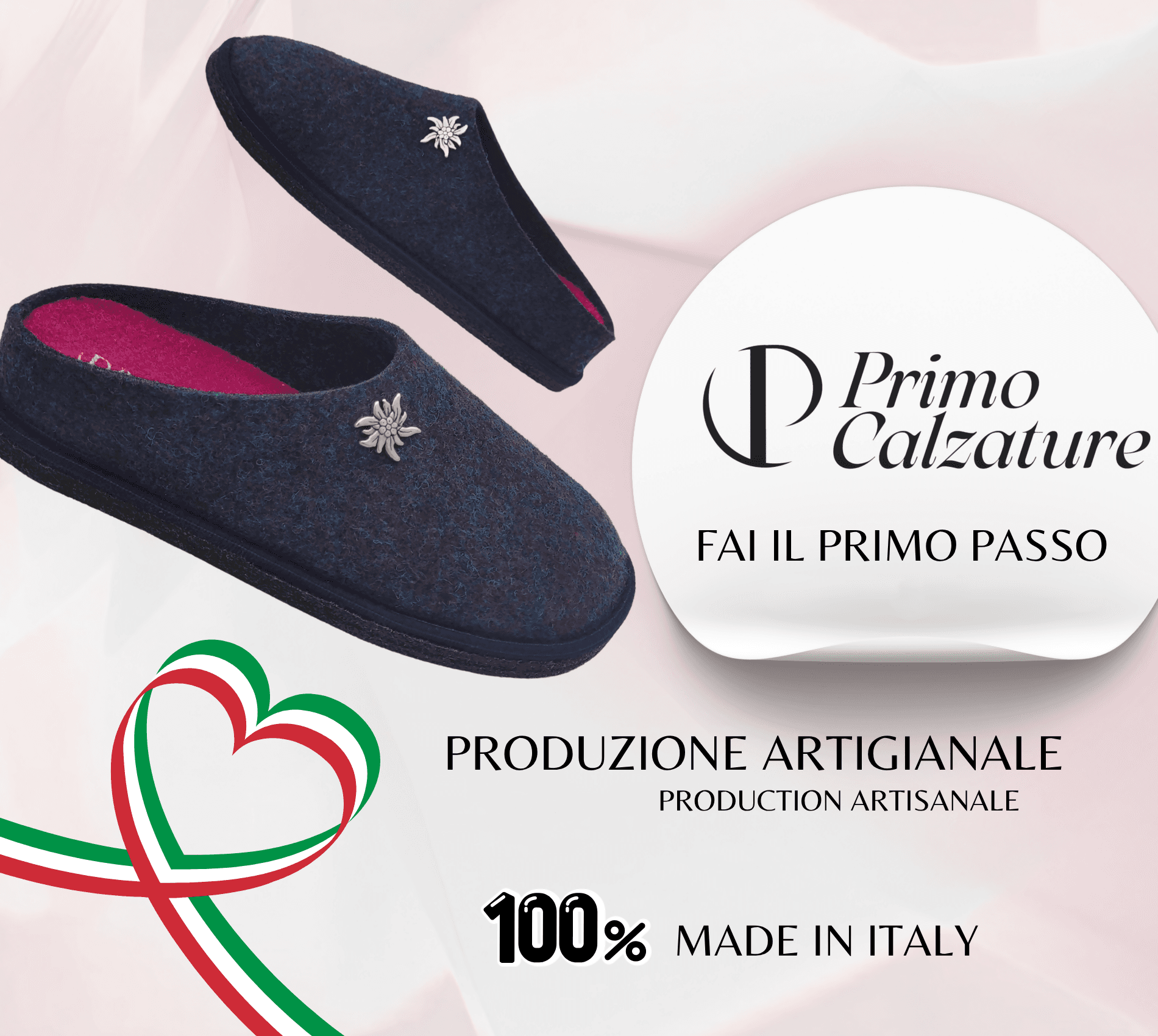 Primo Calzature Ciabatte Donna ValGardena Pantofole Invernali da Casa in Lana, Suola in Feltro con Plantare Estraibile in Ciabatte moda Primo Calzature - Venezia, commercioVirtuoso.it
