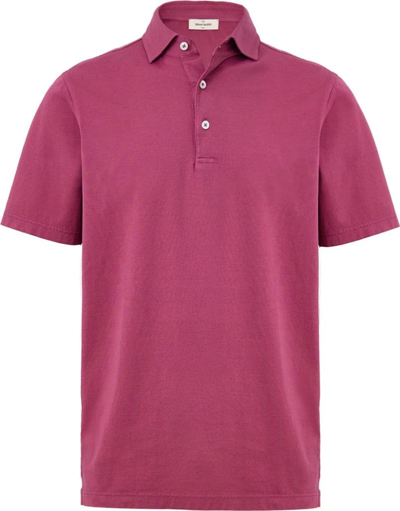 Gran Sasso Polo in Cotone Porpora da uomo in Polo Drestige - Casamassima, commercioVirtuoso.it