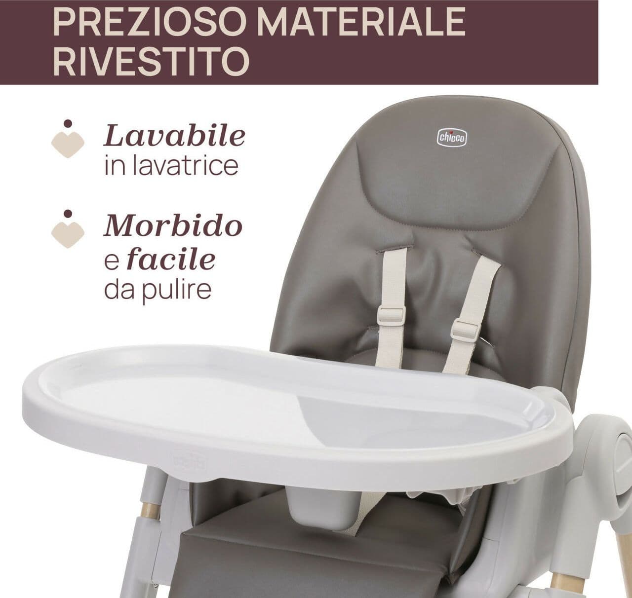CHICCO Polly Armonia Seggiolone Evolutivo Pappa per Bambini da 0 Mesi a 40 kg, Seggiolone Reclinabile a Sdraietta con Altezza e Poggiapiedi Regolabili, 4 Ruote, Chiusura Compatta, grigio scuro, colore SCANDINAVIAN in Seggioloni Sanitaria Gioia del Bimbo - Villa San Giovanni, commercioVirtuoso.it