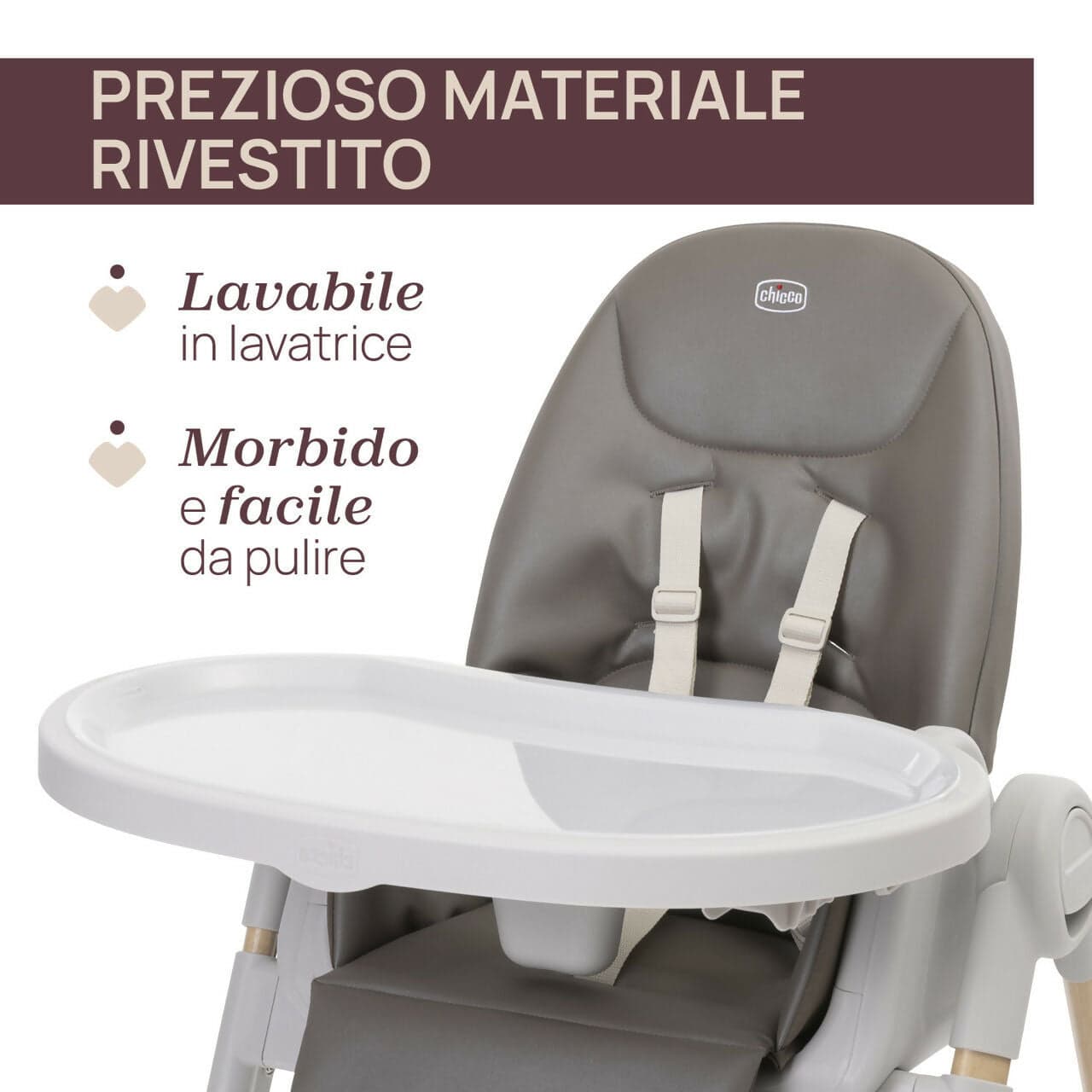 CHICCO Polly Armonia Seggiolone Evolutivo Pappa per Bambini da 0 Mesi a 40 kg, Seggiolone Reclinabile a Sdraietta con Altezza e Poggiapiedi Regolabili, 4 Ruote, Chiusura Compatta, grigio scuro, colore SCANDINAVIAN in Seggioloni Sanitaria Gioia del Bimbo - Villa San Giovanni, commercioVirtuoso.it
