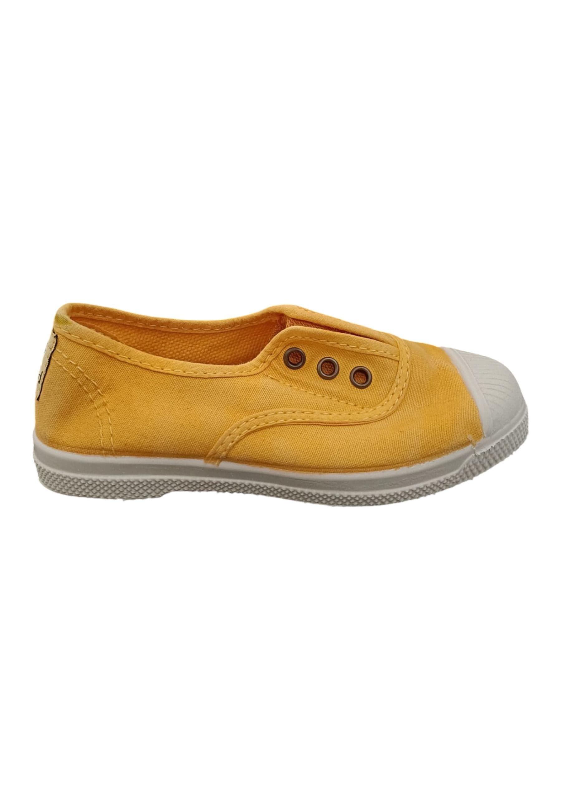 Scarpe sneakers Bambini e ragazzi natural world 470  Giallo elastico - 6