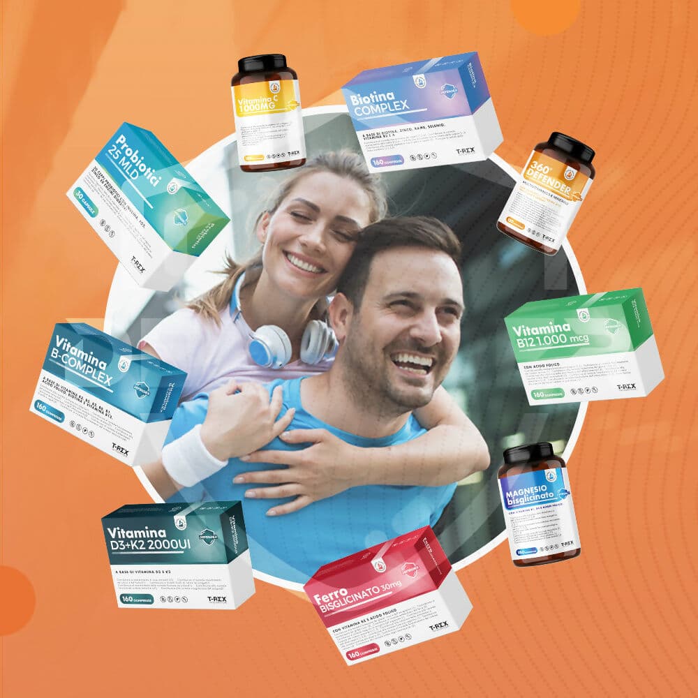 Multivitaminico Multiminerale Con Fermenti Lattici, Vitamina D, Acido Folico E Coenzima Q10 | 360° Defender Integratore Multivitaminico Completo Con 15 Vitamine E 8 Sali Minerali in Multivitamine MyLab Nutrition - Roma, commercioVirtuoso.it