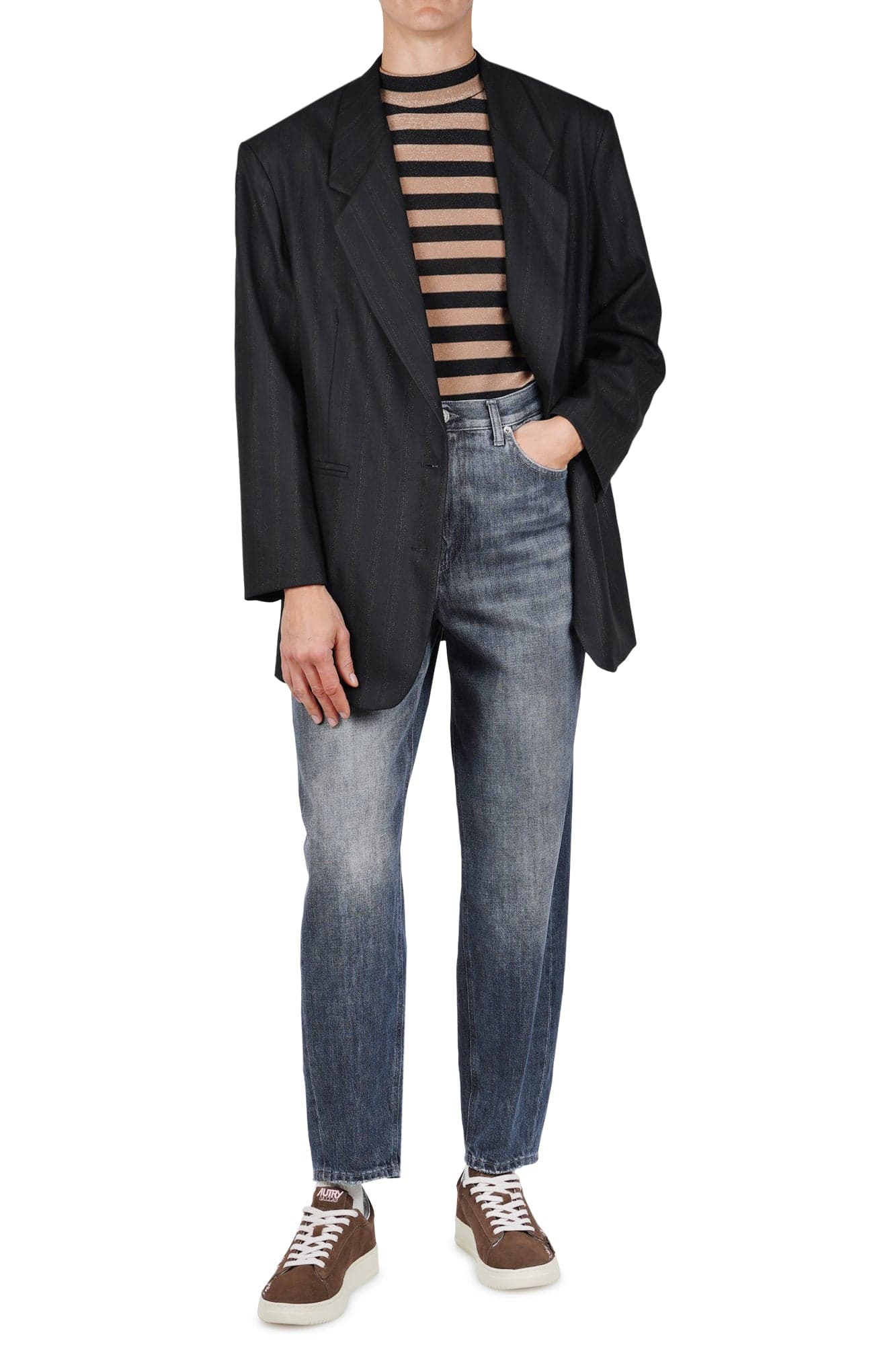 LA FEMME BLANCHE La Femme Blanche - Giacca - 461450 - Nero da donna in Giacche da abito e blazer Drestige - Casamassima, commercioVirtuoso.it
