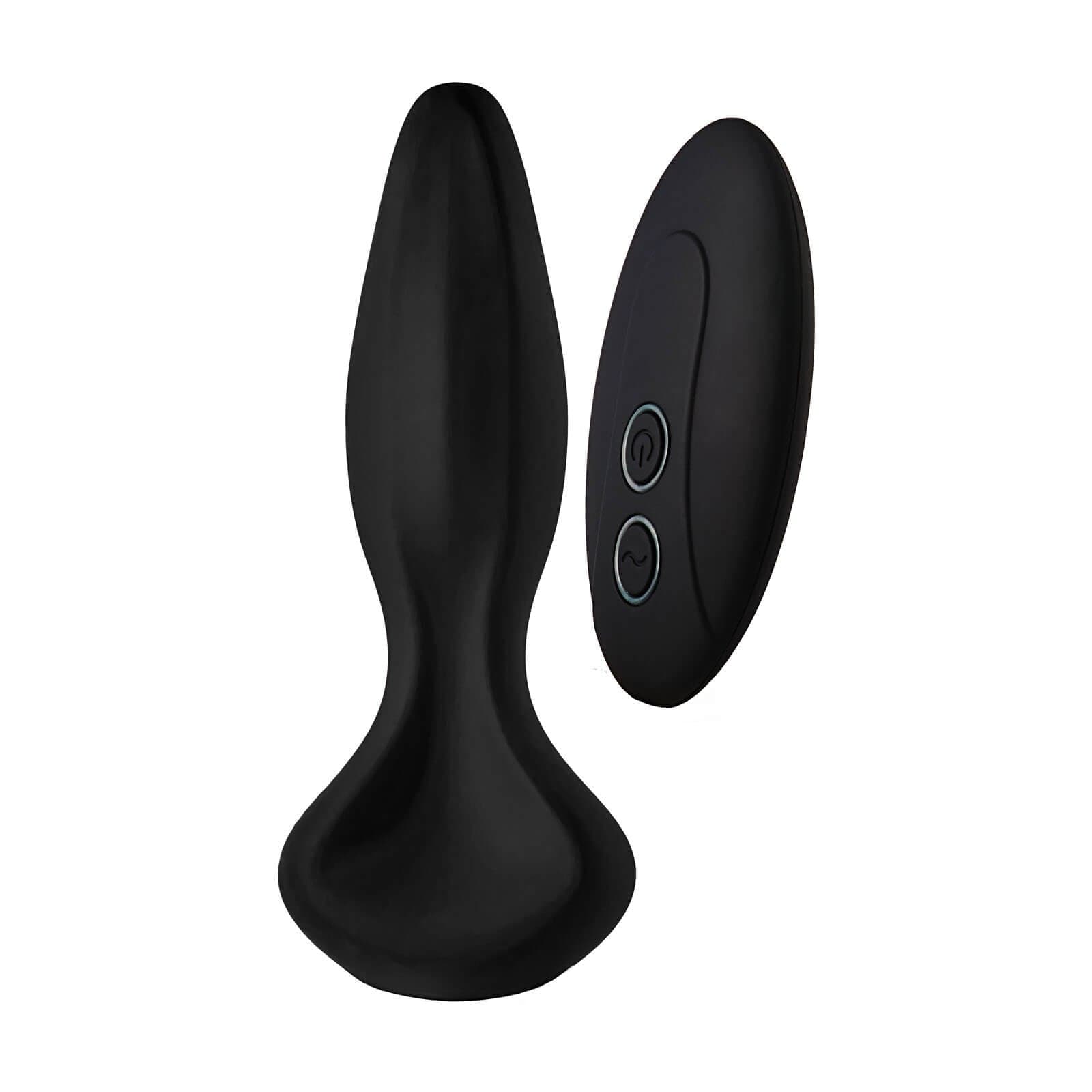 Dark Desires Alexandra plug anale 13 cm circa potente vibrazioni nero telecomando USB IPX7 in prodotto Erosdom - Palmi, commercioVirtuoso.it