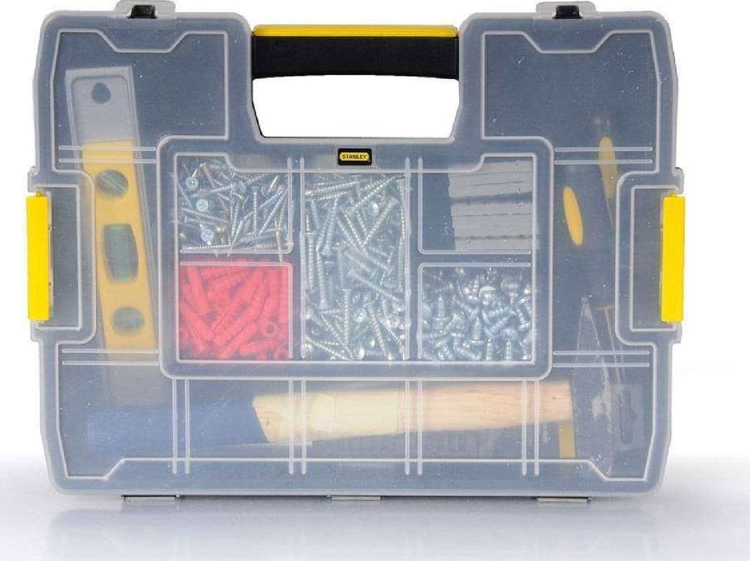 Cassetta organizer porta minuteria "Master Junior" con coperchio trasparente e divisori removibili in Cassette porta attrezzi La Zappa - Altamura, commercioVirtuoso.it