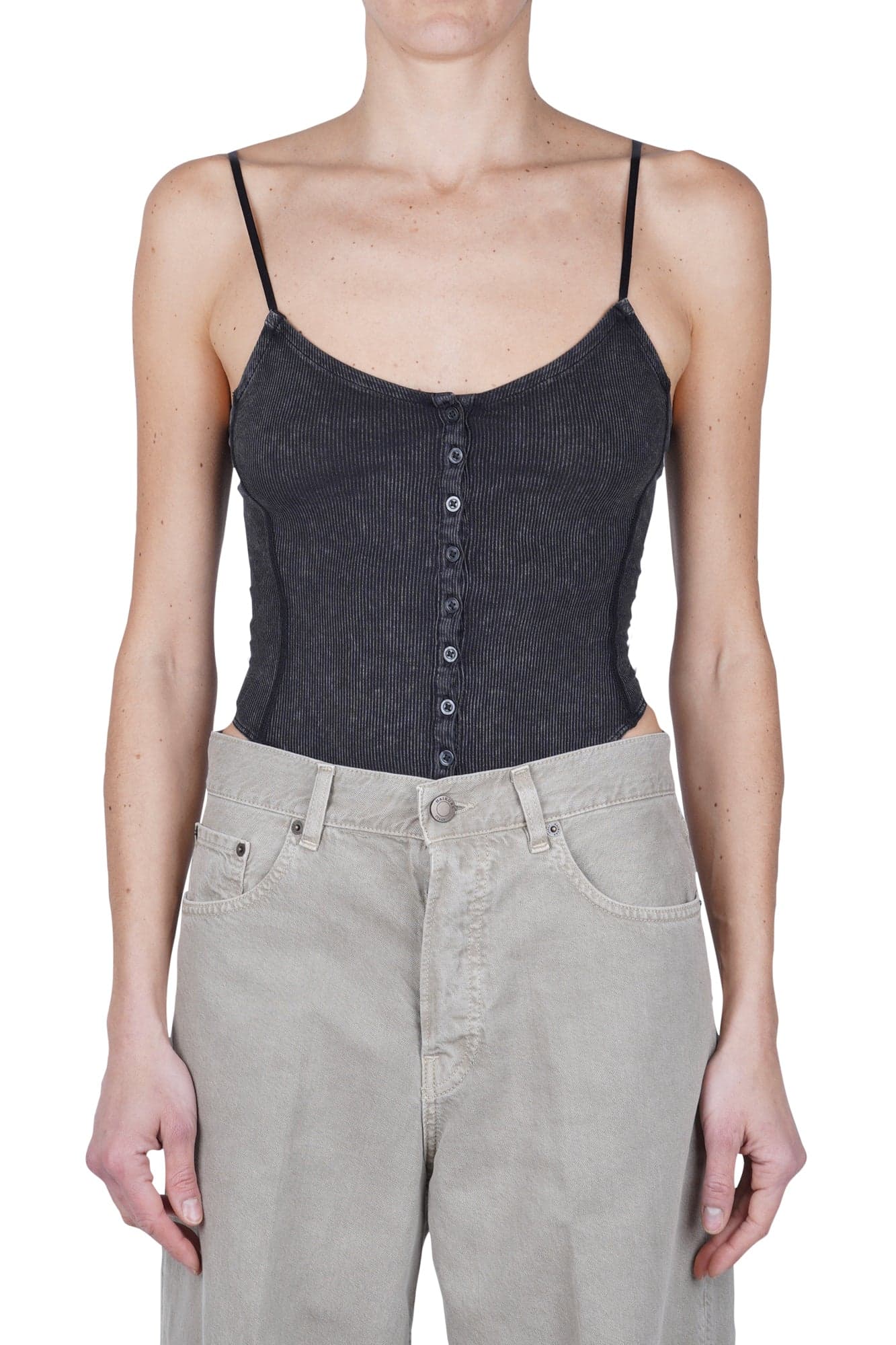 DIESEL - Top - 470066 - Nero da donna in Canotte e top Drestige - Casamassima, commercioVirtuoso.it
