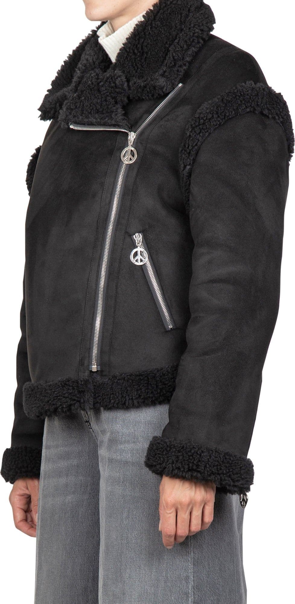 MO5CH1NO JEANS - MOSCHINO MO5CH1NO JEANS - Moschino - Giubbotto - 420321 - Nero da donna in Giacche Drestige - Casamassima, commercioVirtuoso.it