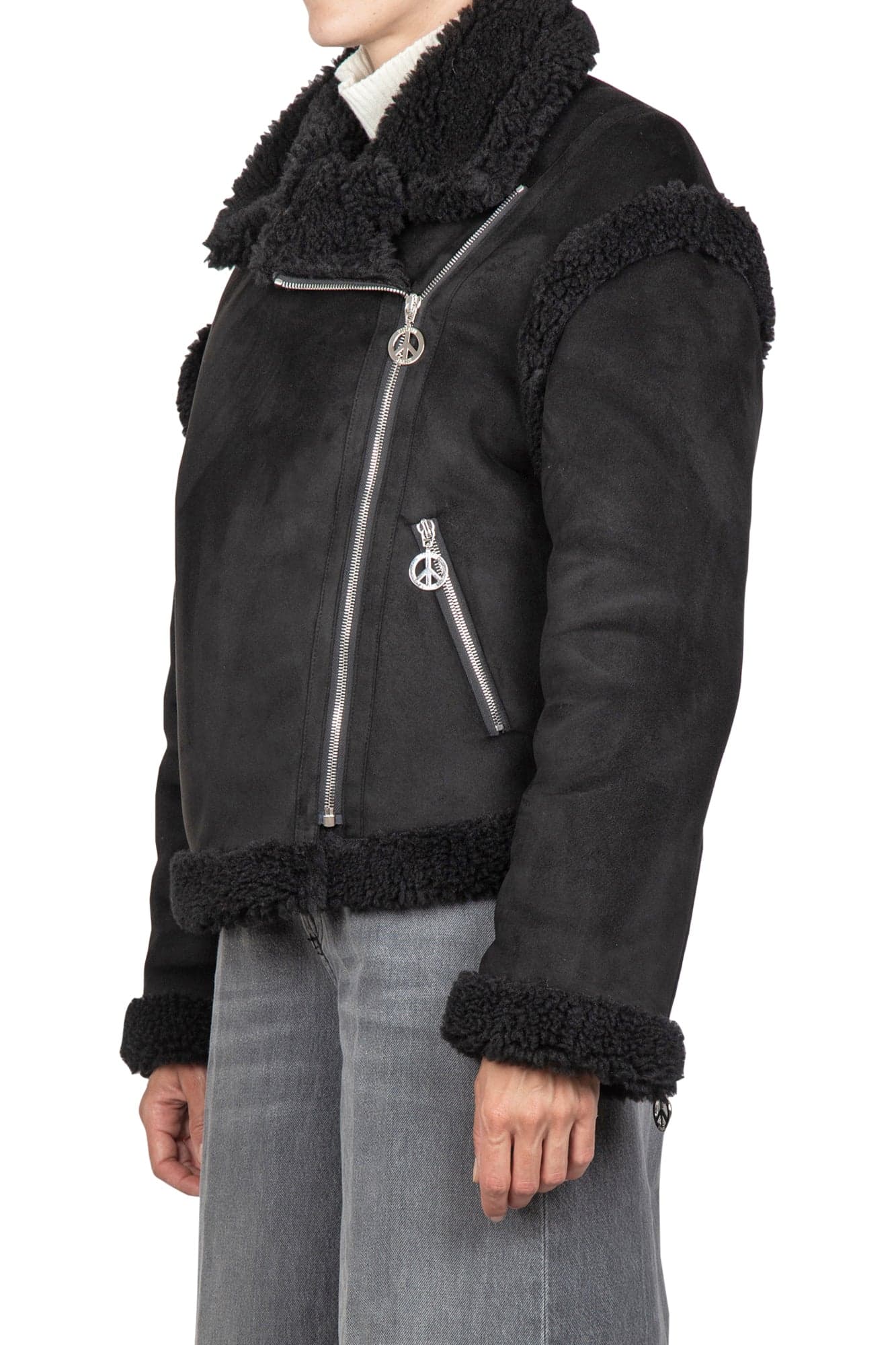 MO5CH1NO JEANS - MOSCHINO MO5CH1NO JEANS - Moschino - Giubbotto - 420321 - Nero da donna in Giacche Drestige - Casamassima, commercioVirtuoso.it