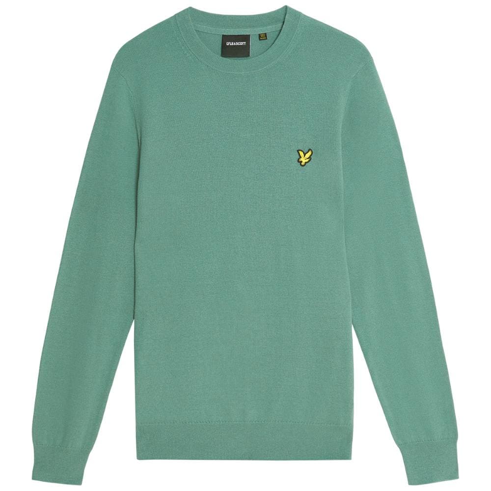 Lyle & Scott pullover merino verde KN2110VC in Maglioni Prodotti di Classe - Nocera Superiore, commercioVirtuoso.it