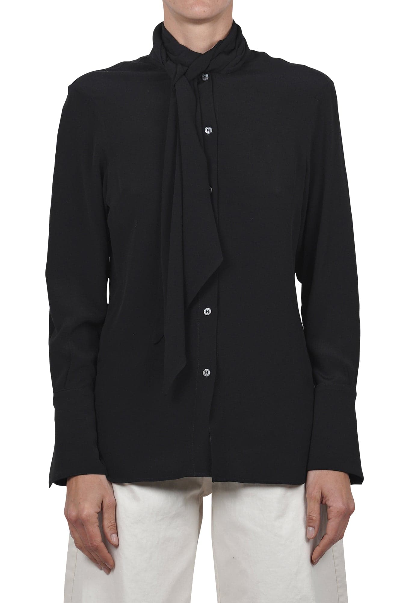 GRIFONI Grifoni - Camicia - 461275 - Nero da donna in Bluse e camicie Drestige - Casamassima, commercioVirtuoso.it