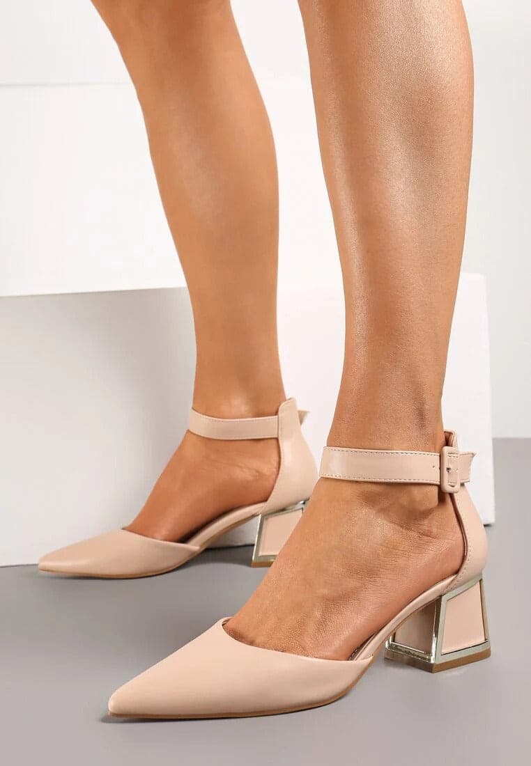 Marika - Dècolletè con tacco quadrato cromo in Scarpe col tacco Affari di Famiglia - Sant’Angelo a Cupolo, commercioVirtuoso.it