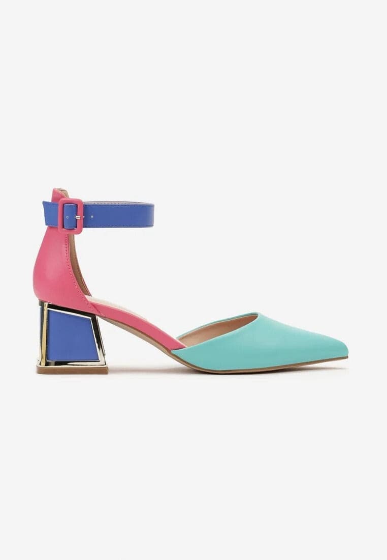 Marika - Dècolletè con tacco quadrato cromo in Scarpe col tacco Affari di Famiglia - Sant’Angelo a Cupolo, commercioVirtuoso.it