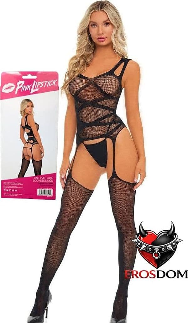 Sexy Tutina Premium Bodystocking Catsuit One size M / L intimo Criss Cross in prodotto Erosdom - Palmi, commercioVirtuoso.it