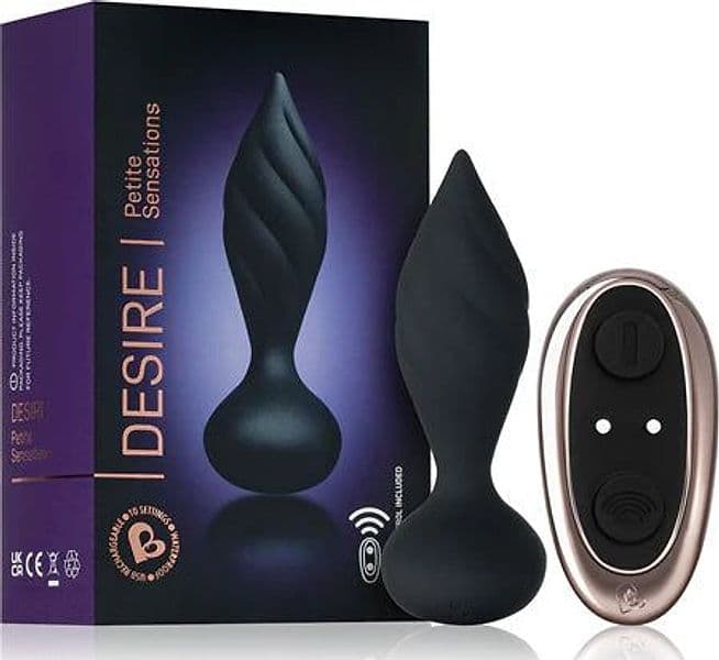Plug anale vibrante Desire🔥stimolatore telecomando 10 vibrazioni silicone USB in prodotto Erosdom - Palmi, commercioVirtuoso.it