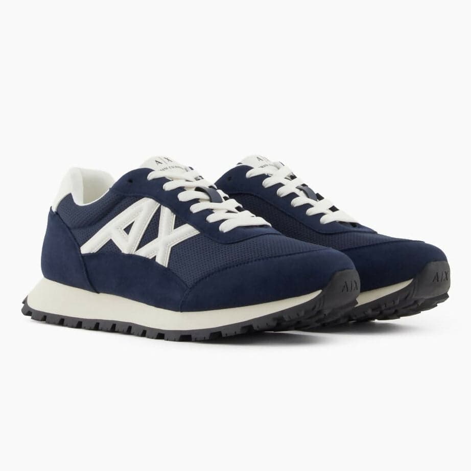 Armani Exchange Uomo Sneakers Con Logo a Contrasto in Sneaker casual Cantali Calzature - Randazzo, commercioVirtuoso.it