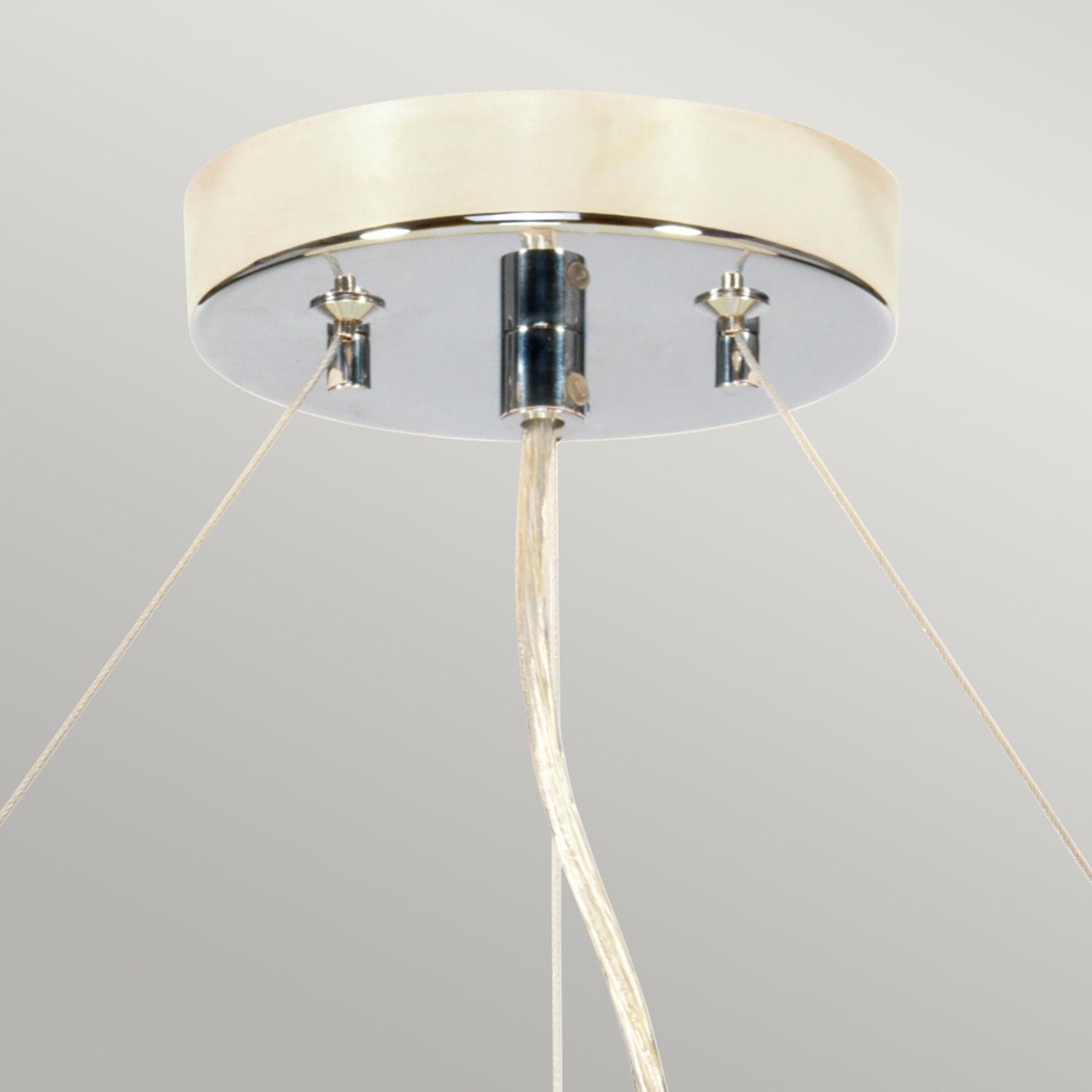 Lampadario Contemporaneo Pearce Acciaio Cromo Lucido 5 Luci E27 in Lampadari LuceArt - Montecorvino Pugliano, commercioVirtuoso.it