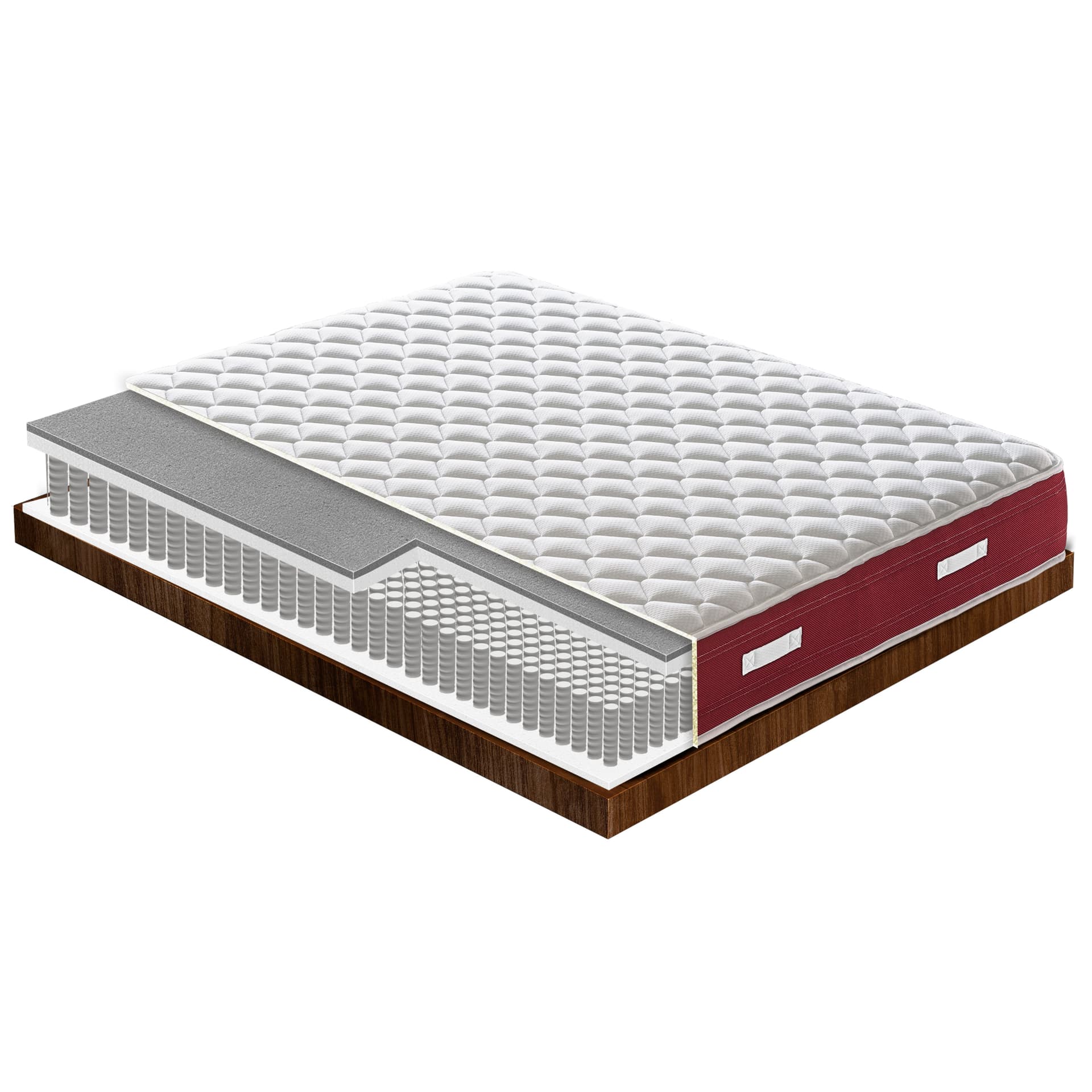 Materasso a 900 Molle insacchettate e Schiuma HR – Alta densità in Materassi iLoveSleep - Concesio, commercioVirtuoso.it