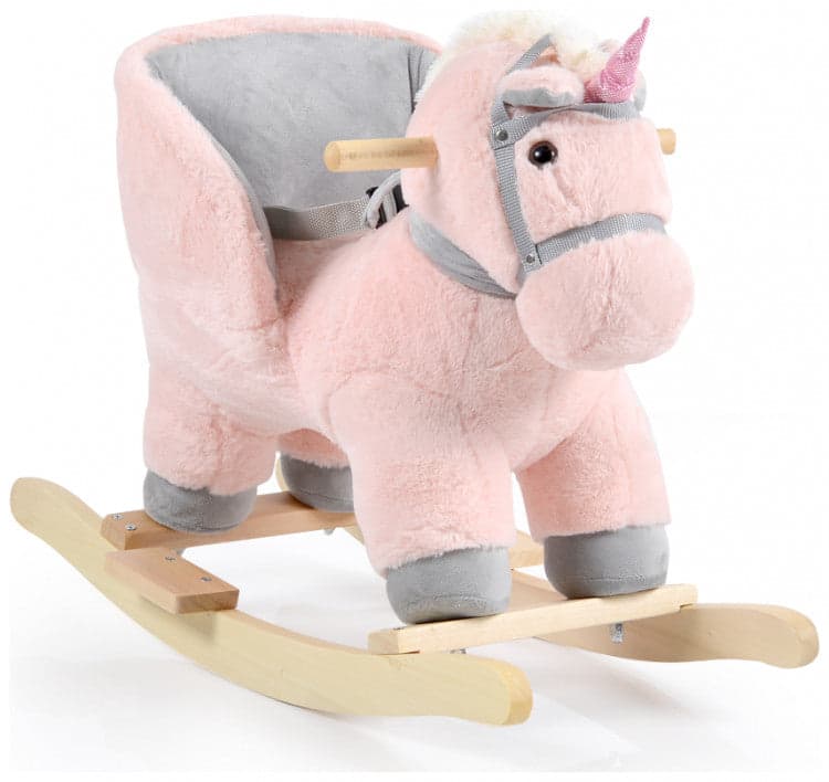 Dondolo Cavalcabile Moni Trade Peluche Unicorno - 4