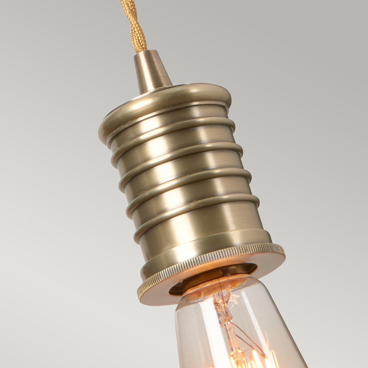 Applique Contemporanea Douille Ottone Antico 1 Luce E27 in Lampade a sospensione LuceArt - Montecorvino Pugliano, commercioVirtuoso.it