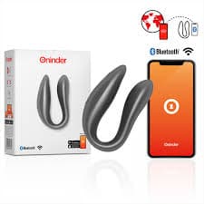 Oninder Lisboa Nero Stimolatore Punto G Clitoride App Bluetooth IPX7 USB in prodotto Erosdom - Palmi, commercioVirtuoso.it