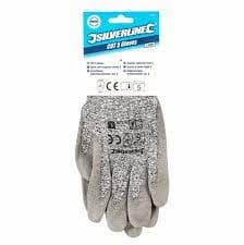 Guanti antitaglio resistenti per uso generale, palmo rivestito in PU silverline in Guanti da lavoro Eternal Brico - Ariano Irpino, commercioVirtuoso.it