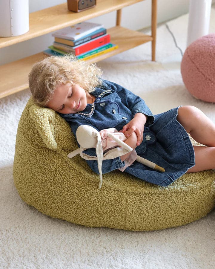 Pouf Wigiwama Matcha Bear Beanbag in Poltrone sacco La Casa Del Bebè - Napoli, commercioVirtuoso.it