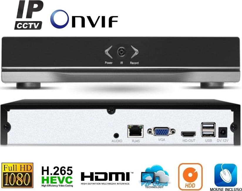 Videoregistratori di sorveglianza Kit Completi
