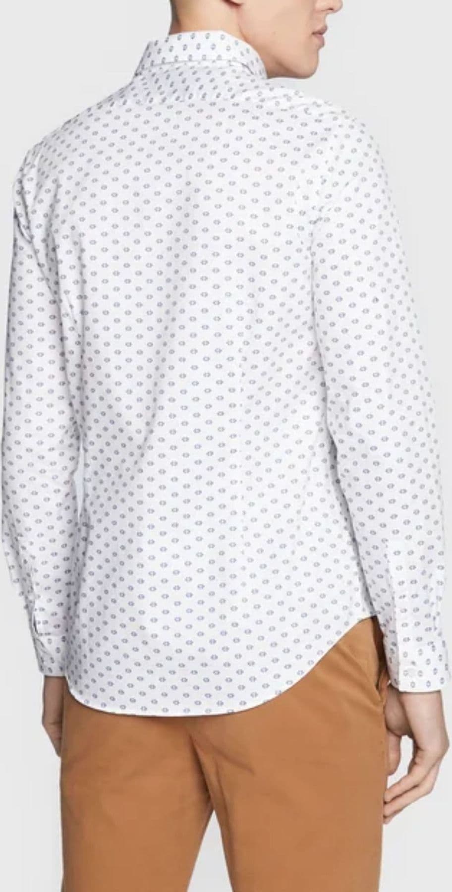 calvin klein Camicie CK LOGO PRINT SLIM SHIRT da uomo in Camicie casual Drestige - Casamassima, commercioVirtuoso.it
