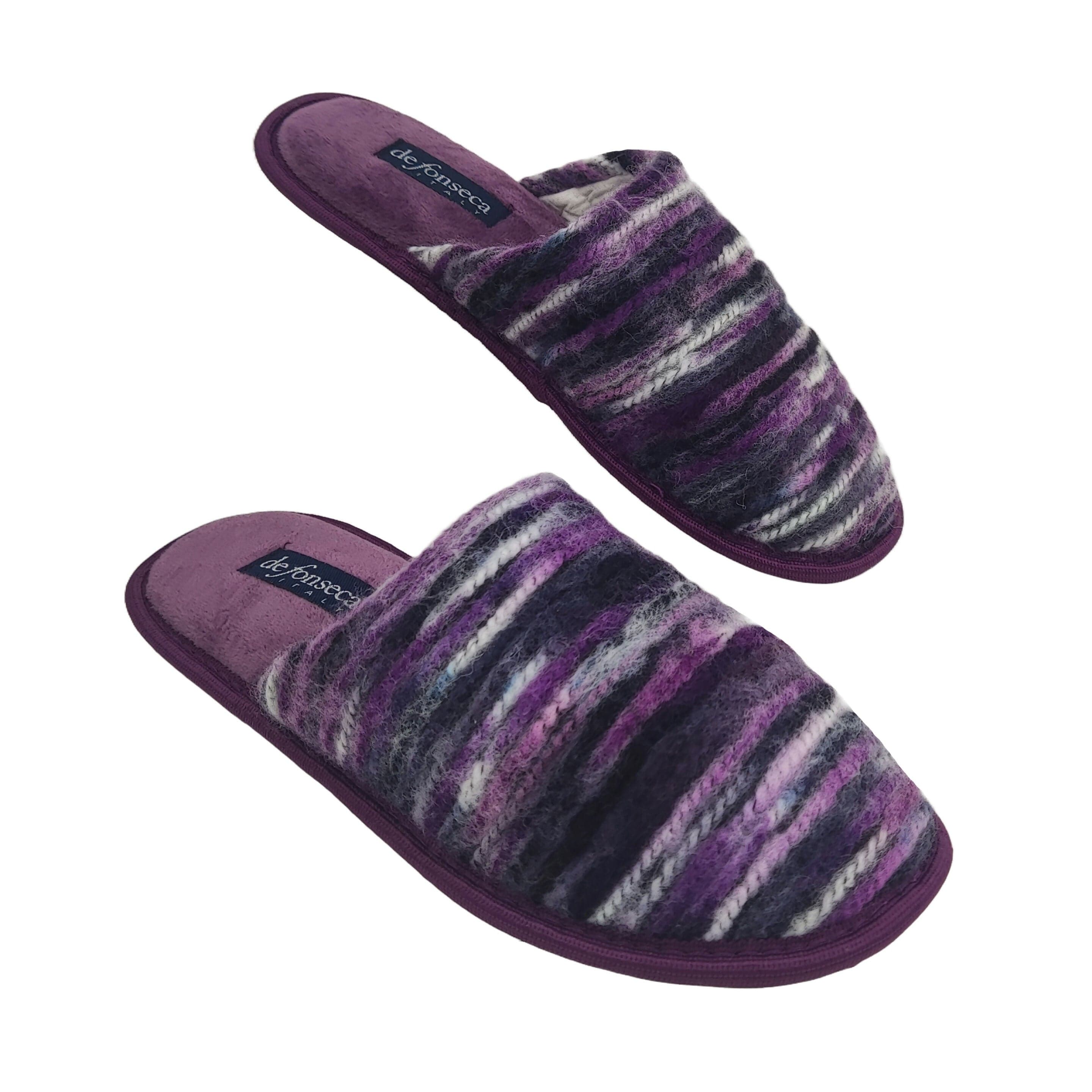 de fonseca Folk Meravigliose Ciabatte Artistiche da Donna, Pantofole Invernali in Cotone di Prima Scelta, Slippers Comode e Lavabili per Casa, Ultima Moda qualità in Ciabatte moda Primo Calzature - Venezia, commercioVirtuoso.it