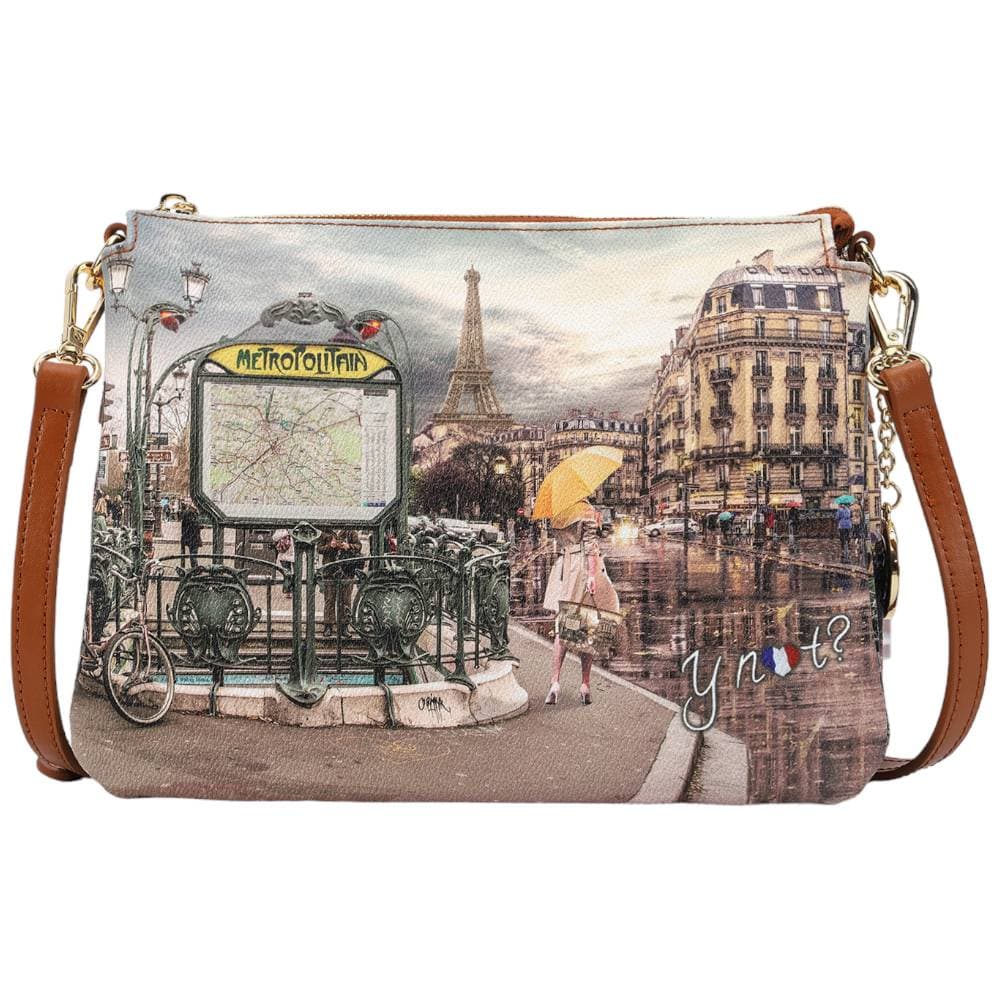 YNot should bag 3 comparti YES399F4 stampa metro Parigi
