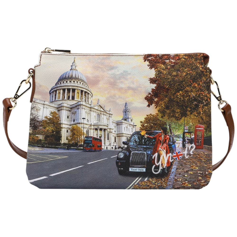 YNot shoulder bag 2 scomparti LONDON TOURIST YES630F5