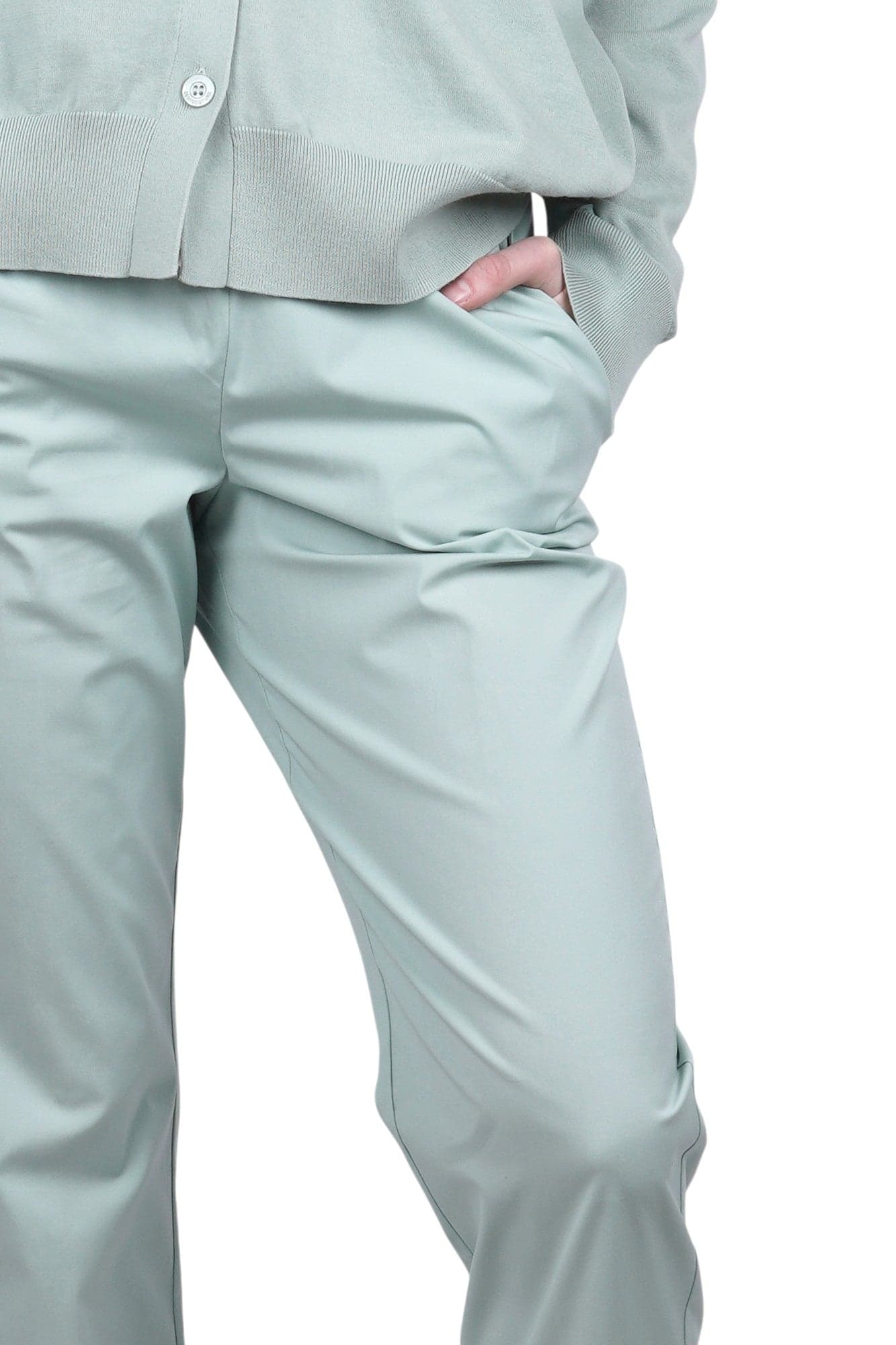 Semi-Couture Semi Couture - Pantalone - 470948 - Verde acqua da donna in Pantaloni Drestige - Casamassima, commercioVirtuoso.it