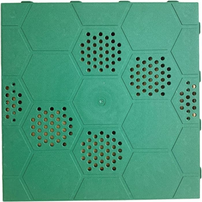 Set 30 Piastrelle pavimento plastica verde drenante 400x400x25mm per giardino in Bordature da giardino CarrelloDigitale.it - Seclì, commercioVirtuoso.it