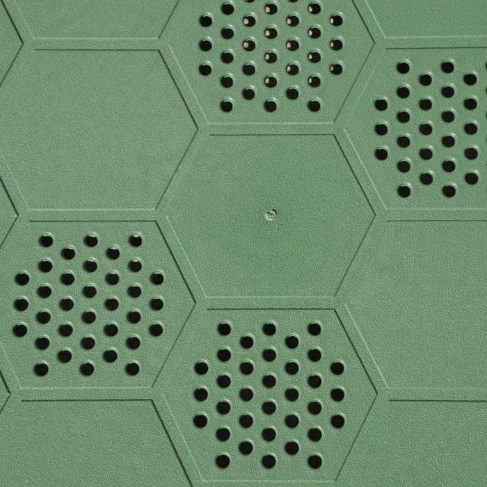 Set 50 Piastrelle pavimento plastica verde drenante 400x400x25mm per giardino in Bordature da giardino CarrelloDigitale.it - Seclì, commercioVirtuoso.it