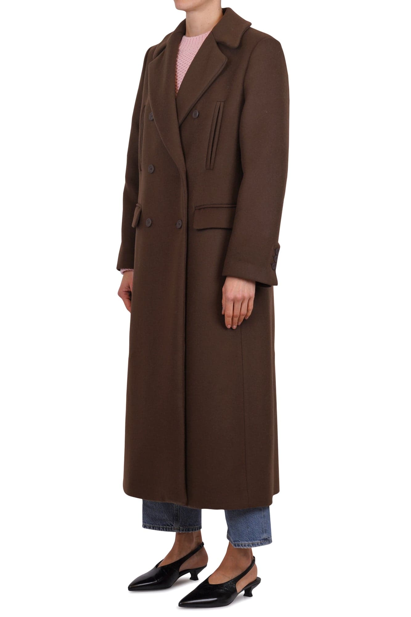 Semi-Couture Semi Couture - Cappotto - 461696 - Cioccolato da donna in Cappotti Drestige - Casamassima, commercioVirtuoso.it