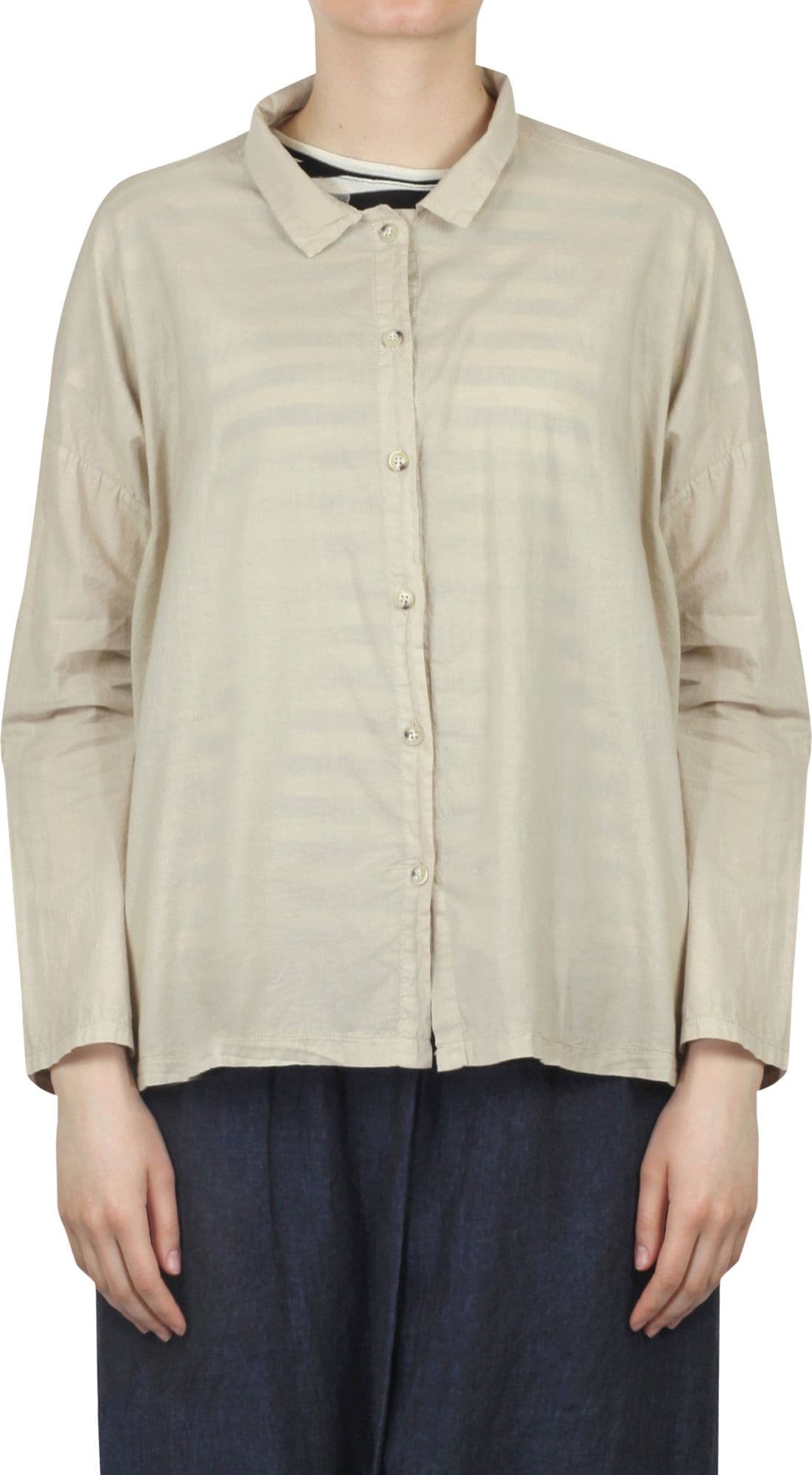MAMA B Mama B - Camicia - 450654 - Beige da donna in Bluse e camicie Drestige - Casamassima, commercioVirtuoso.it