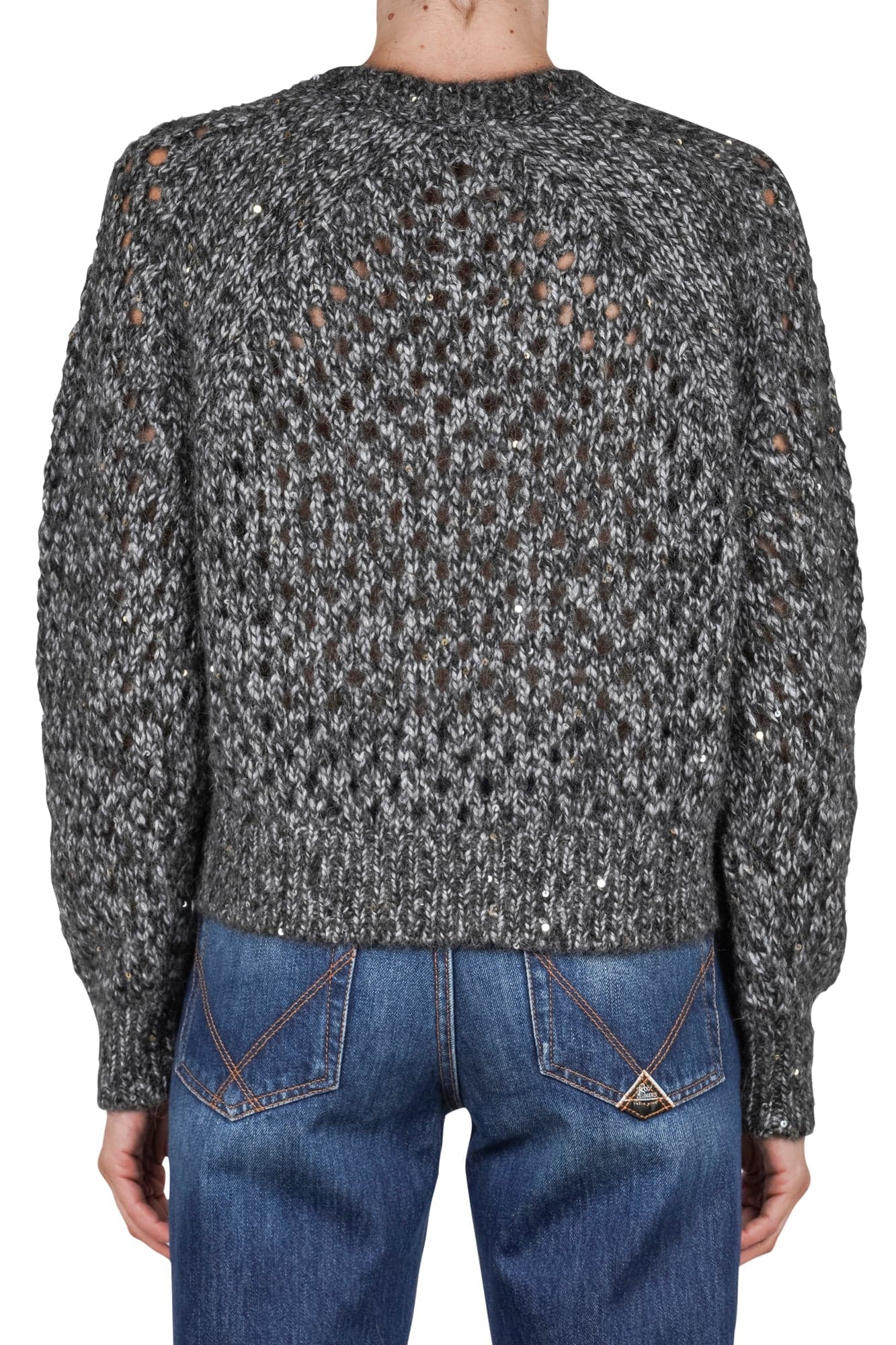 JUCCA Jucca - Maglia - 460866 - Nero/Grigio da donna in Felpe senza cappuccio Drestige - Casamassima, commercioVirtuoso.it