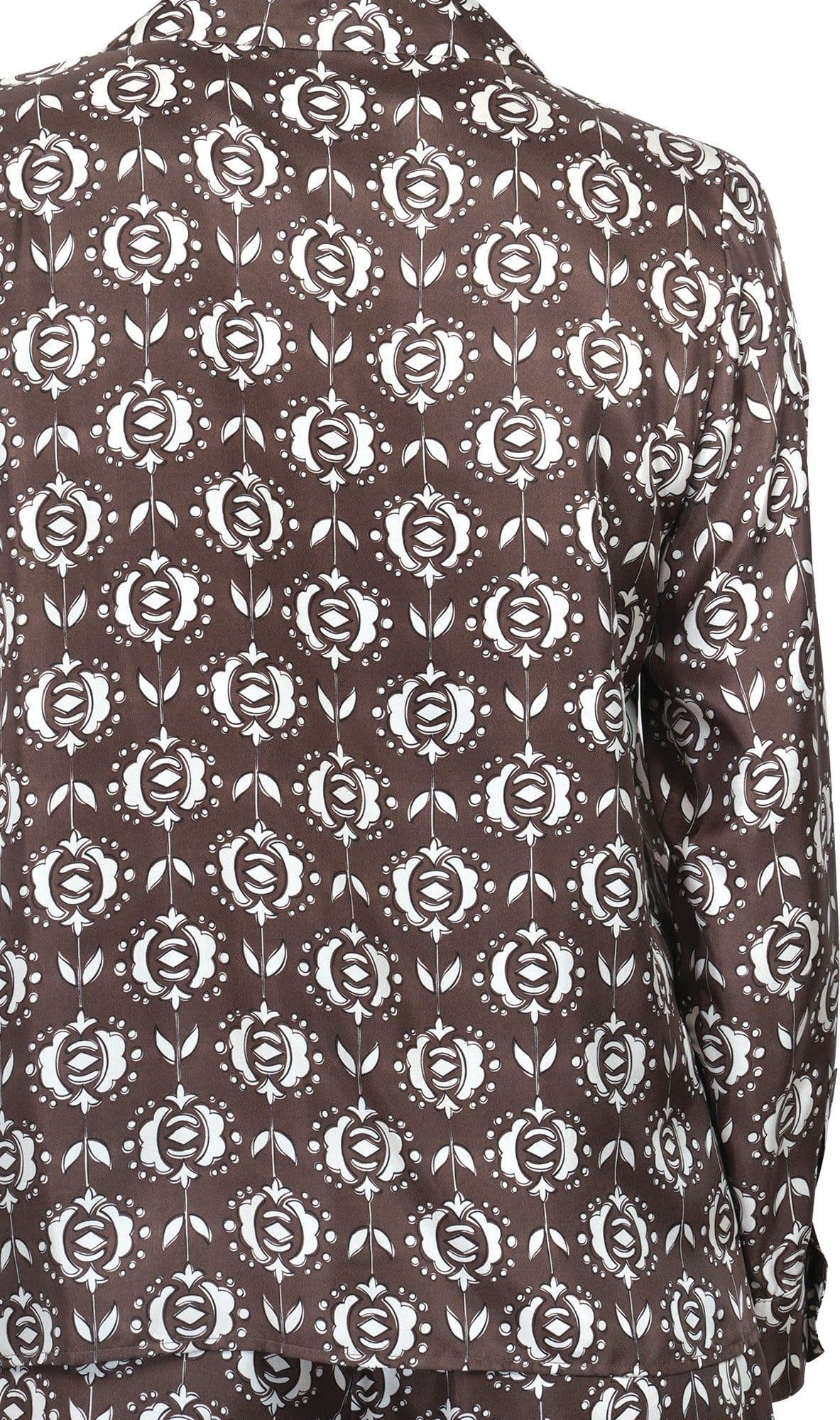 WEEKEND MAXMARA Weekend MaxMara - Camicia - 460886 - Marrone/Bianco da donna in Bluse e camicie Drestige - Casamassima, commercioVirtuoso.it