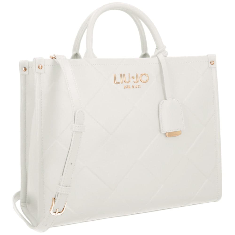 Liu Jo borsa tote media bianca Ridhi AA5206E0778 Borse Liu Jo