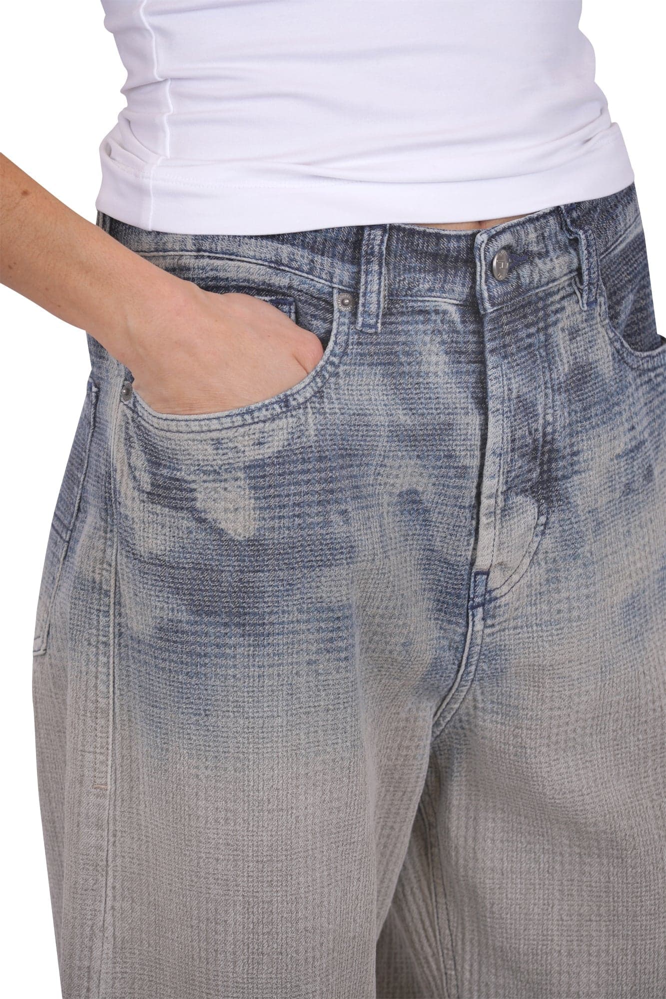 DIESEL - Jeans - 470078 - Grigio/Blu da donna in Jeans Drestige - Casamassima, commercioVirtuoso.it