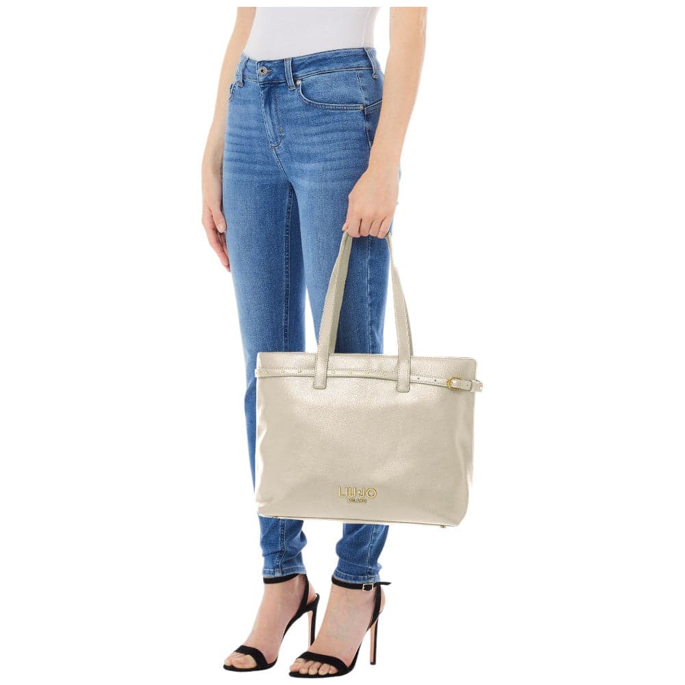 Liu Jo borsa tote con cintura crema linea Evrim AA5135E0033 Borse Liu Jo