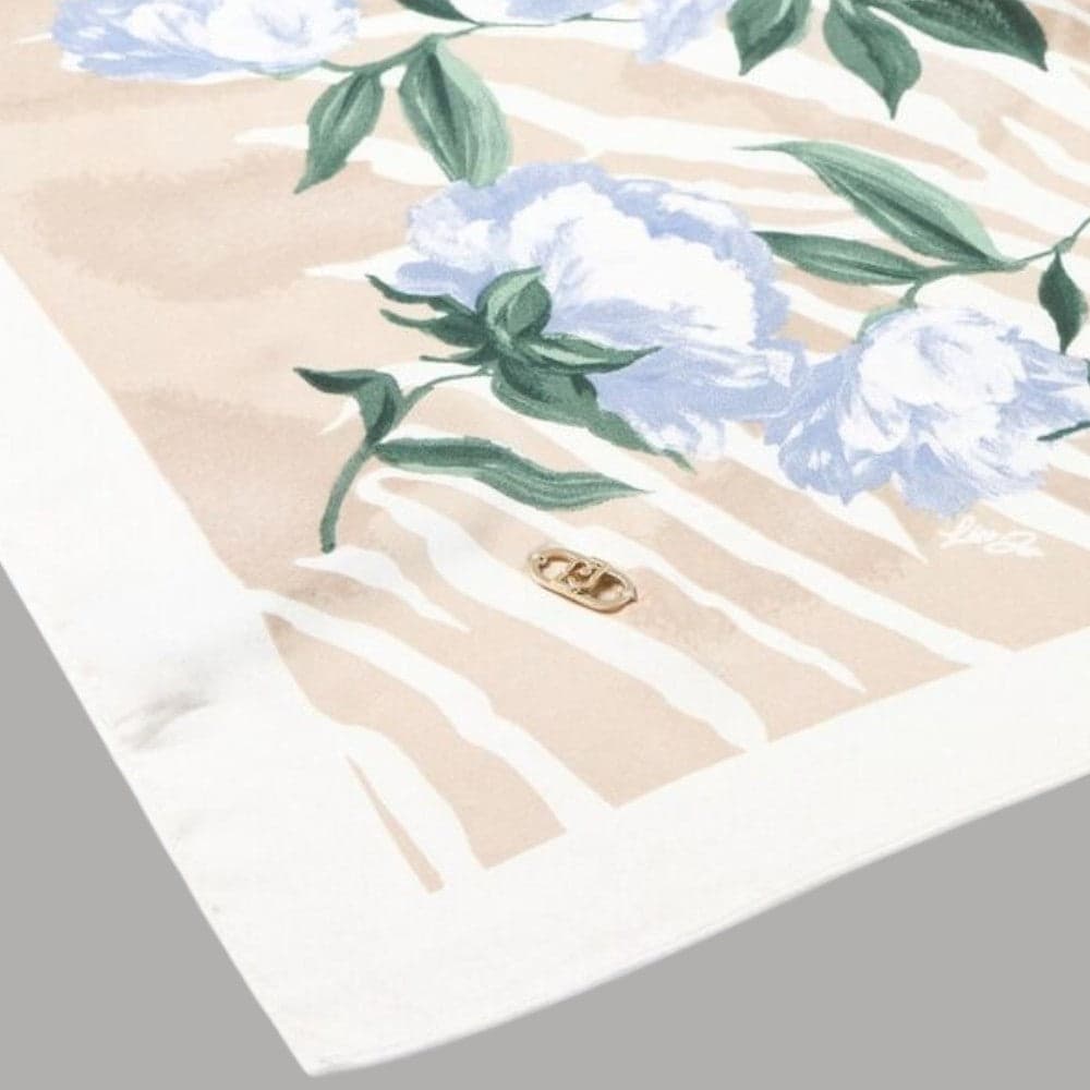 Liu Jo foulard beige zebrato 90X90 con scatola 2F5084T0300 in Fazzoletti da collo Prodotti di Classe - Nocera Superiore, commercioVirtuoso.it