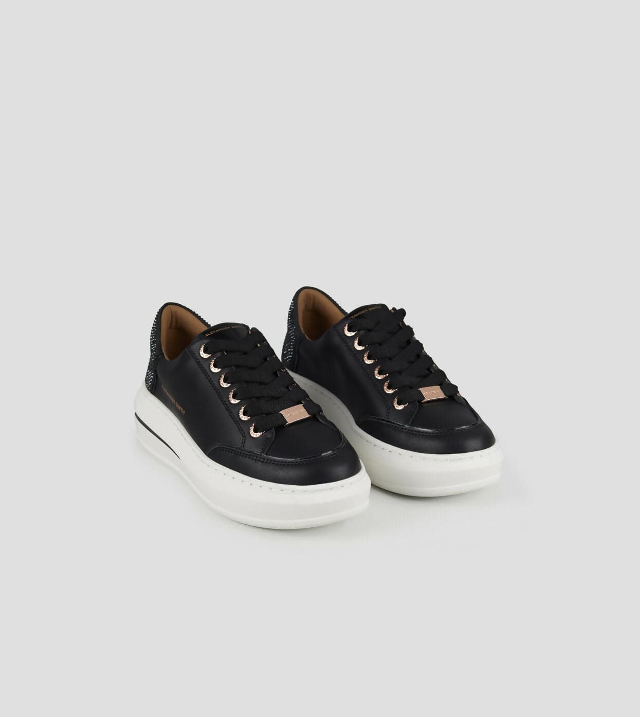 Alexander Smith Donna sneakers Lancaster in pelle nera in Sneaker casual Cantali Calzature - Randazzo, commercioVirtuoso.it