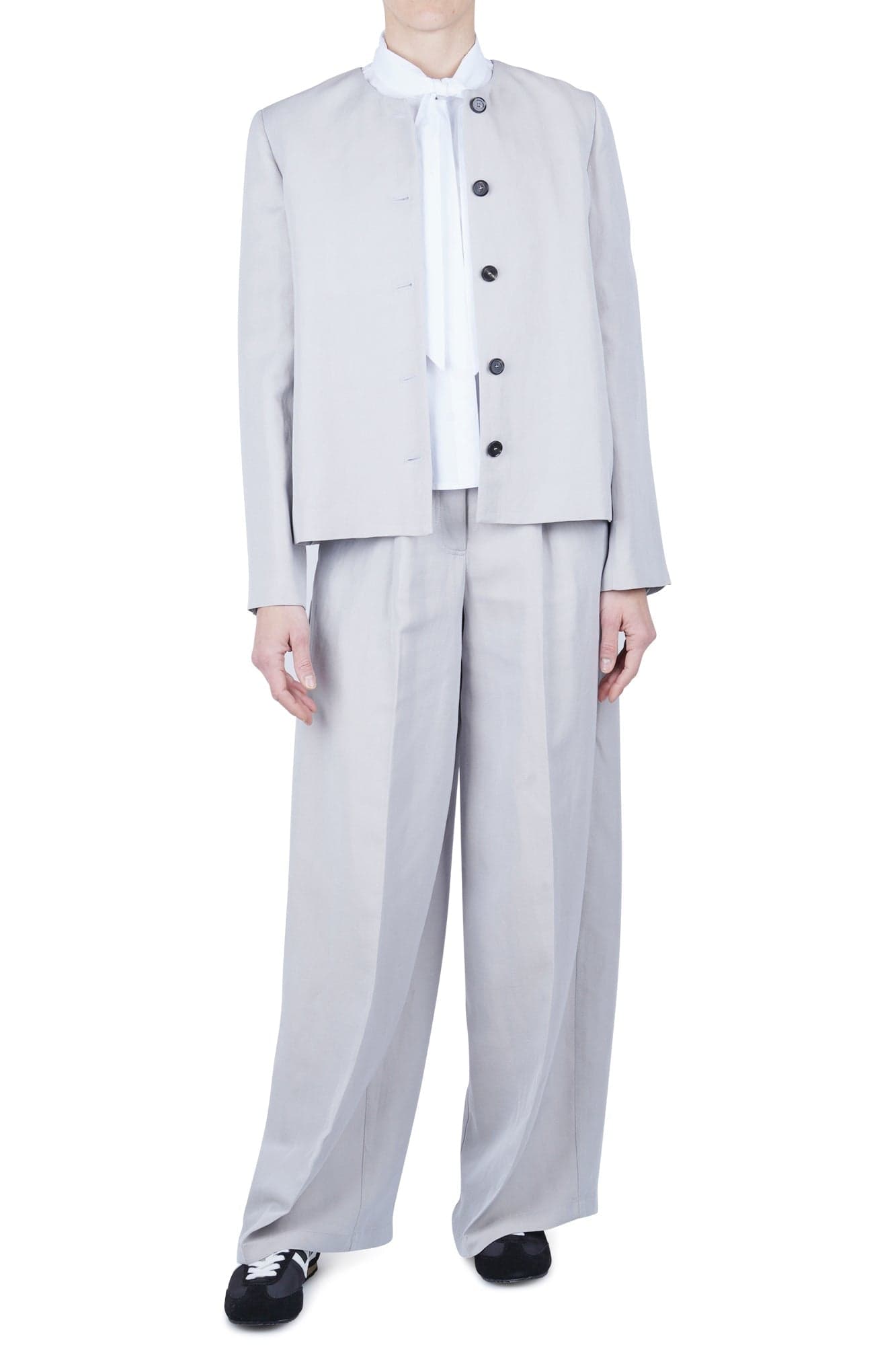 Liviana Conti - Giacca - 470805 - Grigio chiaro da donna in Giacche da abito e blazer Drestige - Casamassima, commercioVirtuoso.it