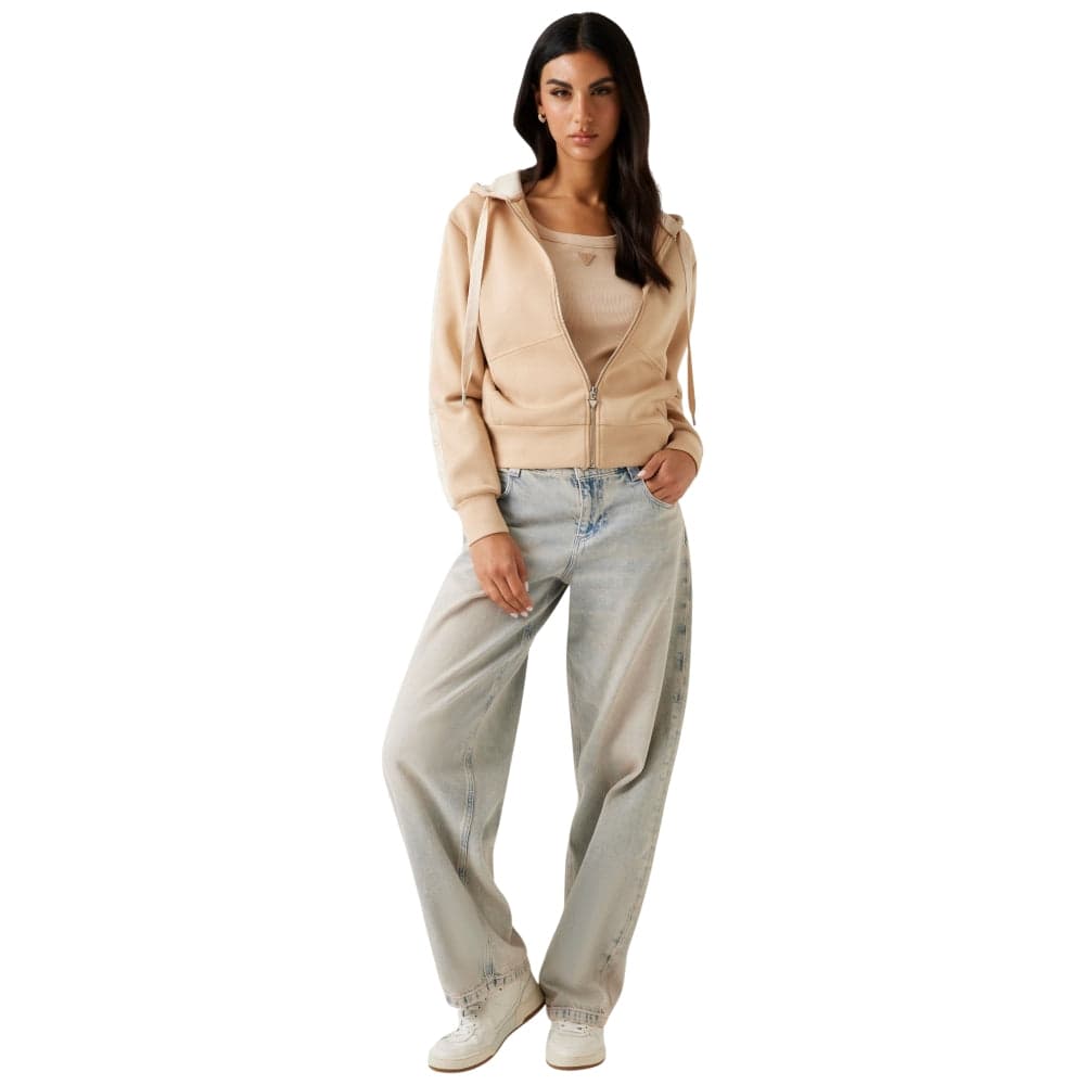 Guess felpa beige in scuba NEW HOODED W5YQ05 KBYE2 A11T in Felpe senza cappuccio Prodotti di Classe - Nocera Superiore, commercioVirtuoso.it